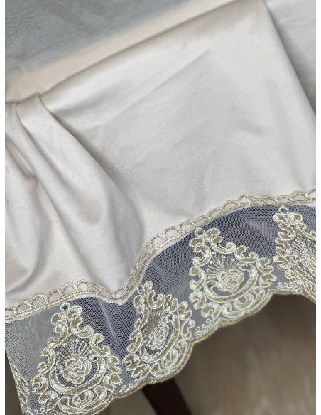 COPRI SEDIA E COPRI SPALLIERA SOGNO AVORIO