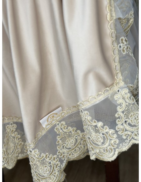 COPRI SEDIA E COPRI SPALLIERA SOGNO AVORIO