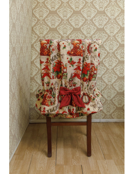 COPRI SEDIA COMPLETO NATALIZIO