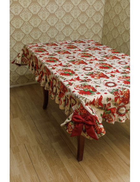 TOVAGLIA IN STOFFA NATALIZIA
