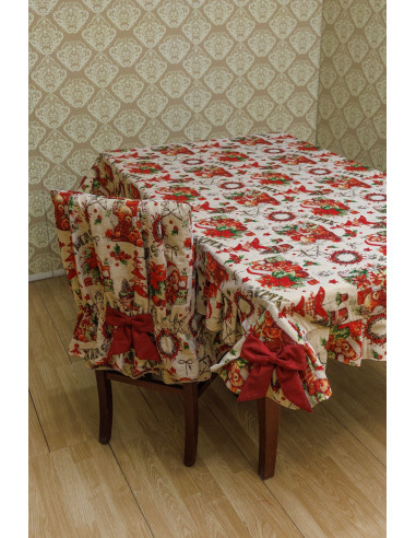 TOVAGLIA IN STOFFA NATALIZIA