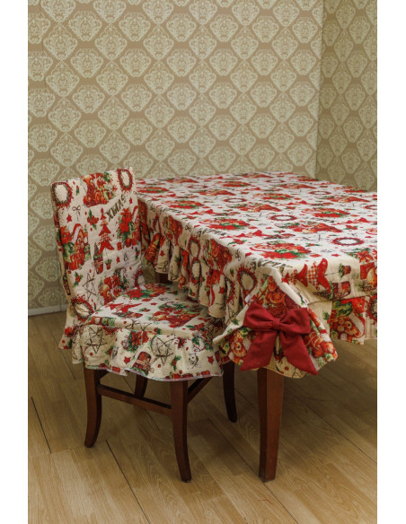 TOVAGLIA IN STOFFA NATALIZIA