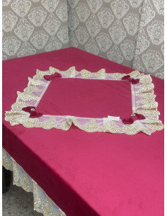 TOVAGLIA VELLUTO ROSSO&ORO 2