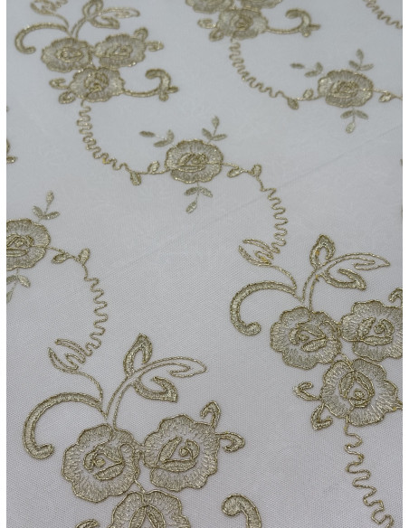 TOVAGLIA IN TULLE LUREX ORO