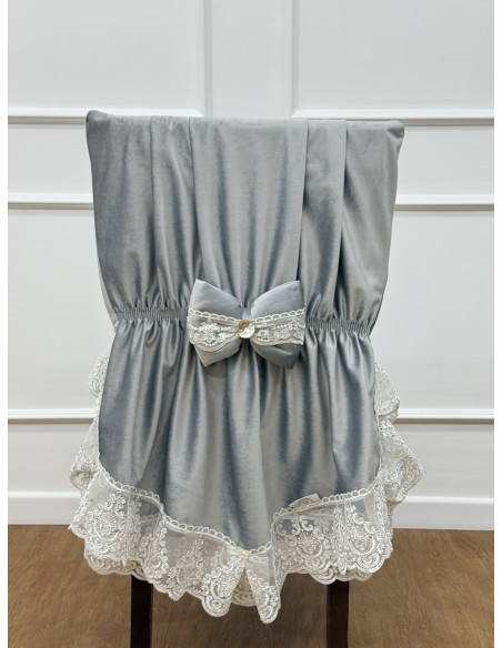 COPRI SEDIA E COPRI SPALLIERA SOGNO GRIGIO