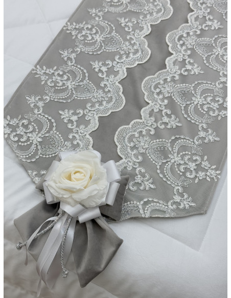 SCALDAPIEDI VELLUTO GRIGIO