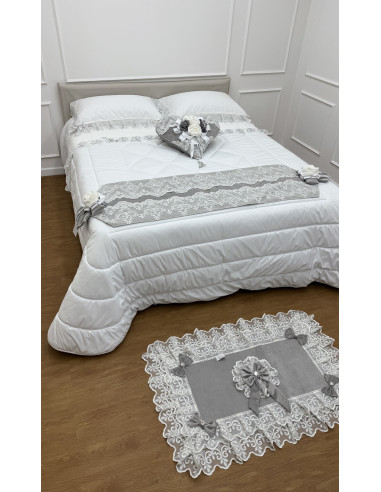 SCALDAPIEDI VELLUTO GRIGIO