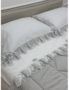 COMPLETO LETTO LUREX BIANCO... 2
