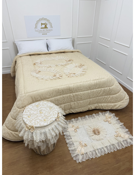 SET PIUMONE TRIS CENTRI TAPPETO E CESTA