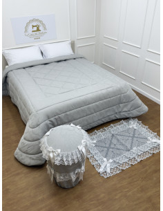 SET PIUMONE TAPPETO E CESTA