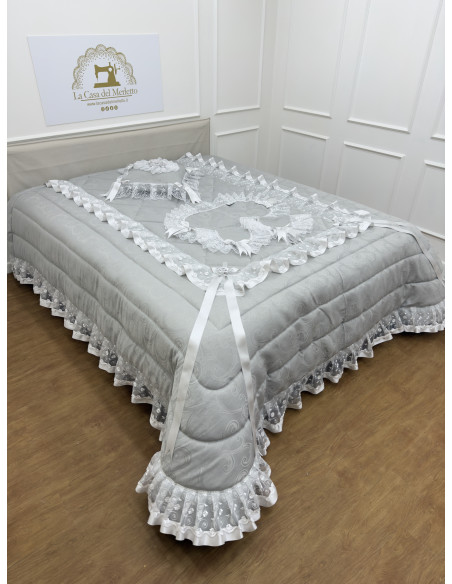 SET PIUMONE TRIS CENTRI E CUSCINO