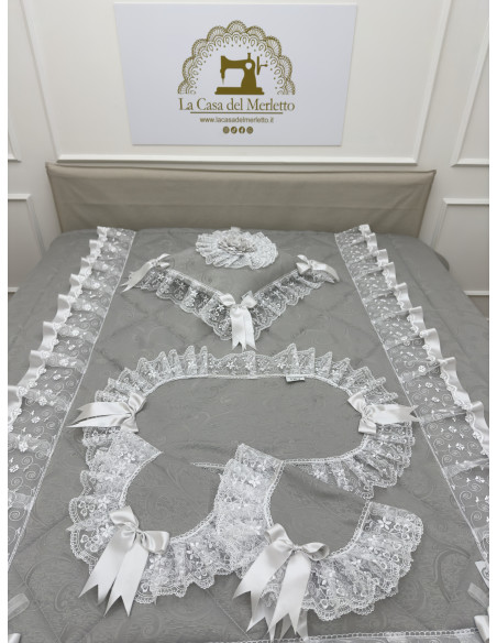 SET PIUMONE TRIS CENTRI E CUSCINO