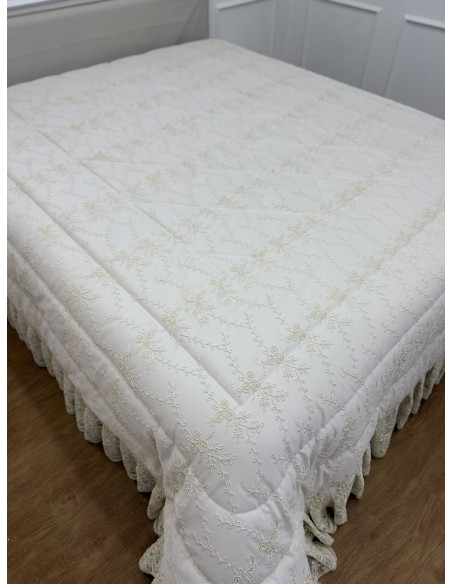 PIUMONE AVORIO TULLE SWAROVSKI