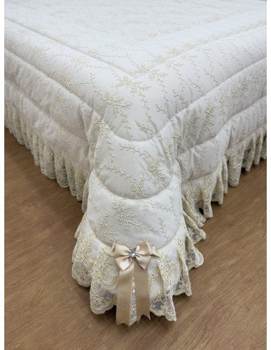 PIUMONE AVORIO TULLE SWAROVSKI