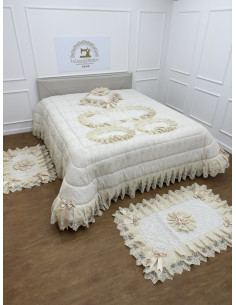 SET PIUMONE AVORIO TULLE...