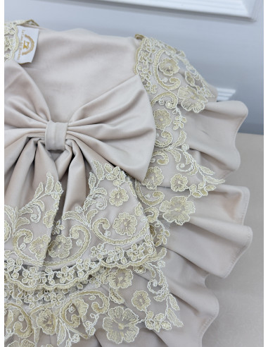 COPRIWATER VELLUTO AVORIO E REBRODE...