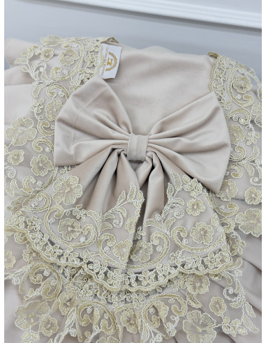 COPRIWATER VELLUTO AVORIO E REBRODE...