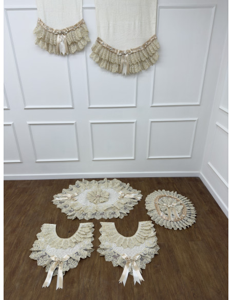 SET DIMORA: TRIS TAPPETI COPPIA DI ASCIUGAMANI COPRI WATER