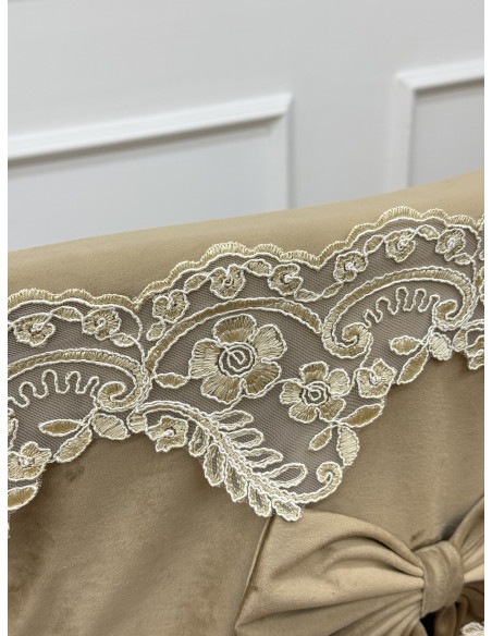 COPRI SEDIA COMPLETO ELEGANZA TORTORA