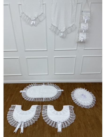 SET TRAMA: TRIS TAPPETI C.WATER P.ROTOLO E C.ASCIUGAMANI