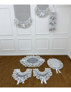 SET TRIS TAPPETI COPPIA DI...