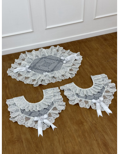 SET TRIS TAPPETI COPPIA DI...