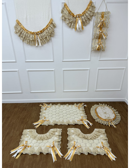 SET ESSENZA: TRIS TAPPETI C.WATER P.ROTOLO E C.ASCIUGAMANI