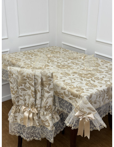 QUATTRO COPRI SEDIE COMPLETE ARMONIA