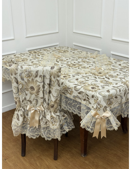 QUATTRO COPRI SEDIE COMPLETE FAVOLA