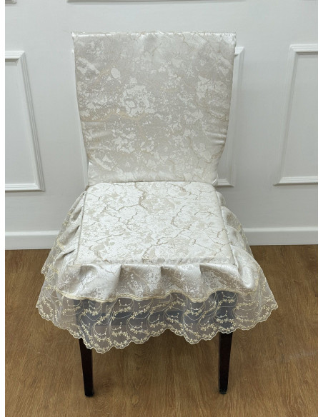 SEI COPRI SEDIE COMPLETE ELEGANCE MARMO