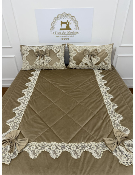 SET PIUMONE INCANTO REBRODE’ TRIS CENTRI E GUANCIALI