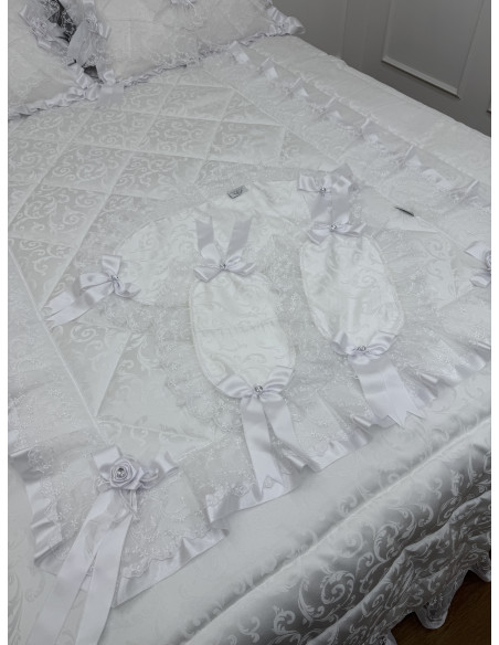 SET PIUMONE GUANCIALI TRIS CENTRI E CUSCINO