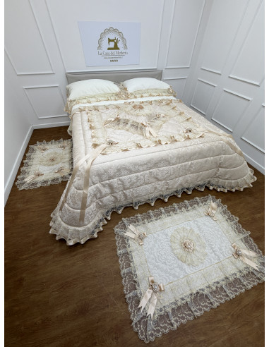 PIUMONE TRIS TAPPETI LENZUOLA E CUSCINO