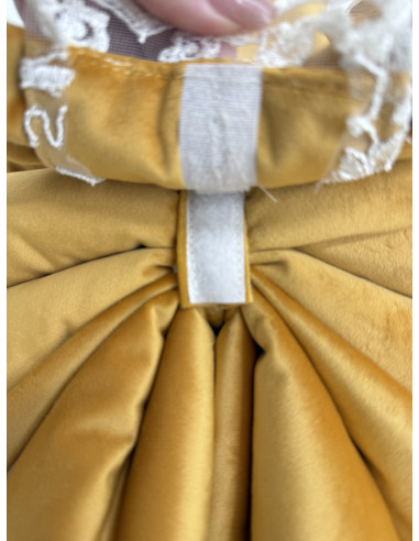 COPRI FORNO FIOCCO VELLUTO ORO E...