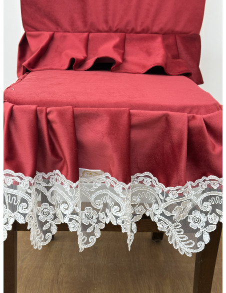 COPRI SEDIA COMPLETO ELEGANZA DI NATALE
