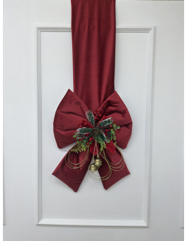 DOPPIO FIOCCO SOPRA PORTA IN VELLUTO...