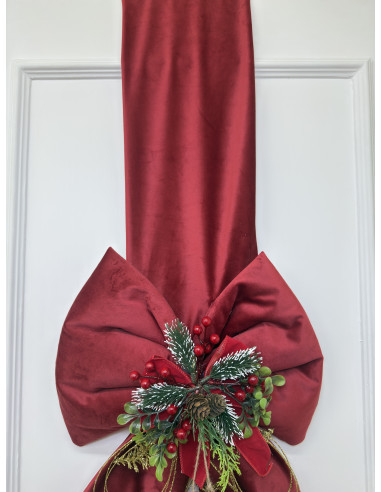DOPPIO FIOCCO SOPRA PORTA IN VELLUTO...