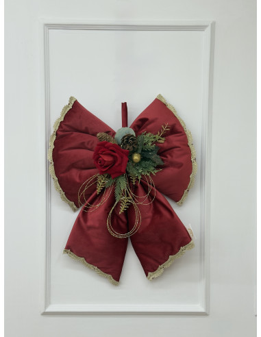 FIOCCO IN VELLUTO ROSSO