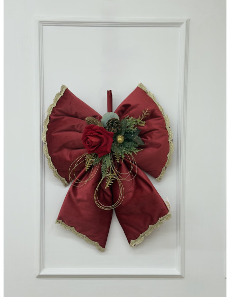 FIOCCO IN VELLUTO ROSSO