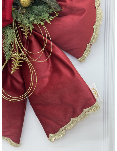 FIOCCO IN VELLUTO ROSSO