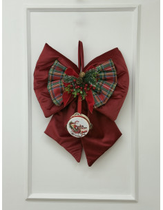 FIOCCO NATALIZIO ROSSO&TARTAN 2