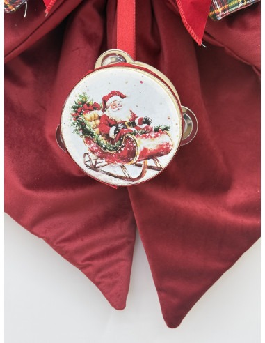 FIOCCO NATALIZIO ROSSO&TARTAN