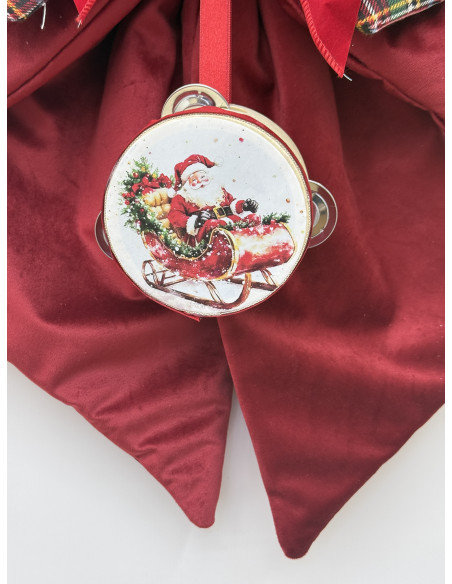 FIOCCO NATALIZIO ROSSO&TARTAN