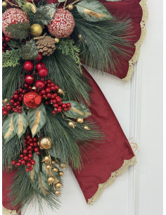 FIOCCO MAXI VELLUTO ROSSO 2