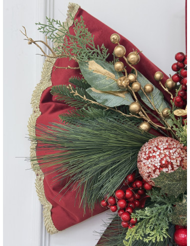 FIOCCO MAXI VELLUTO ROSSO