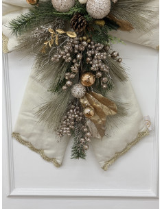 FIOCCO MAXI AVORIO&ORO GLITTER 2