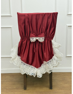 COPRI SEDIA COMPLETO ROSSO...