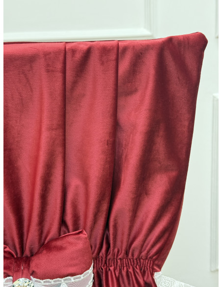 COPRI SEDIA COMPLETO ROSSO D’INCANTO