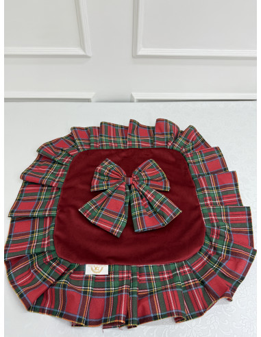 COPRIFORNELLO IN VELLUTO CON BALZA...