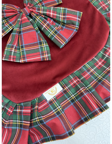 COPRIFORNELLO IN VELLUTO CON BALZA...